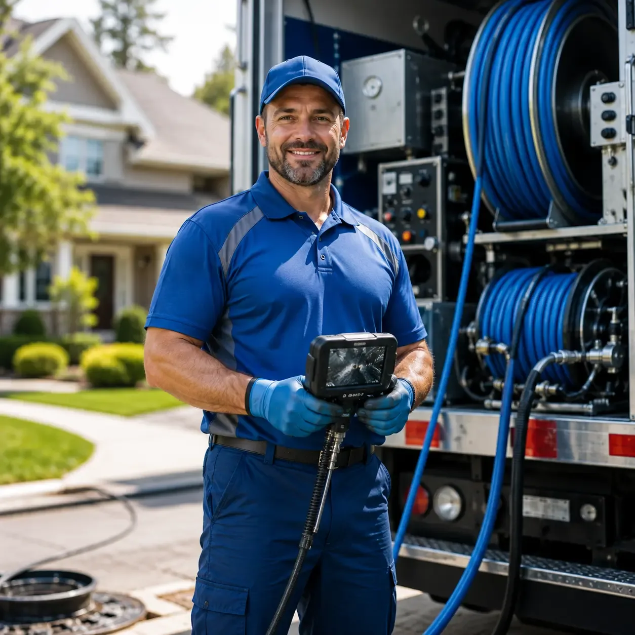 Local outdoor drain cleaning specialists in Pointblank, TX